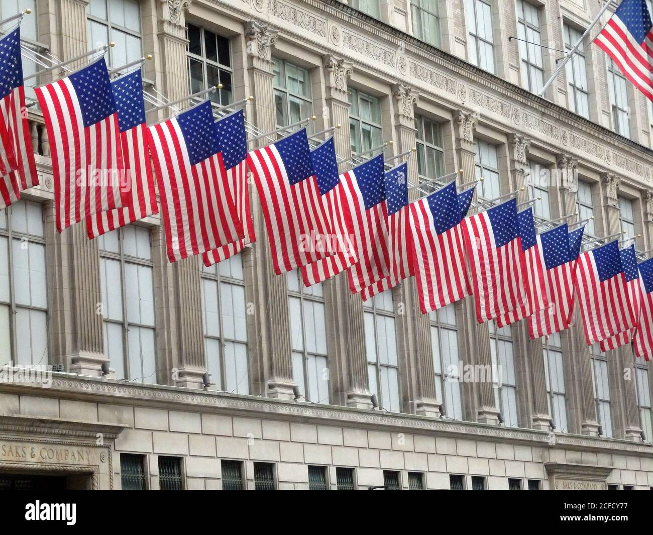 Flag displayed on building hires stock photography and images Alamy