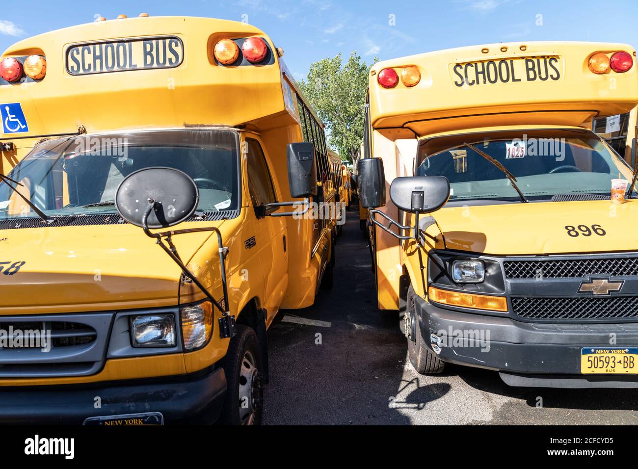All american school bus corporation hi-res stock photography