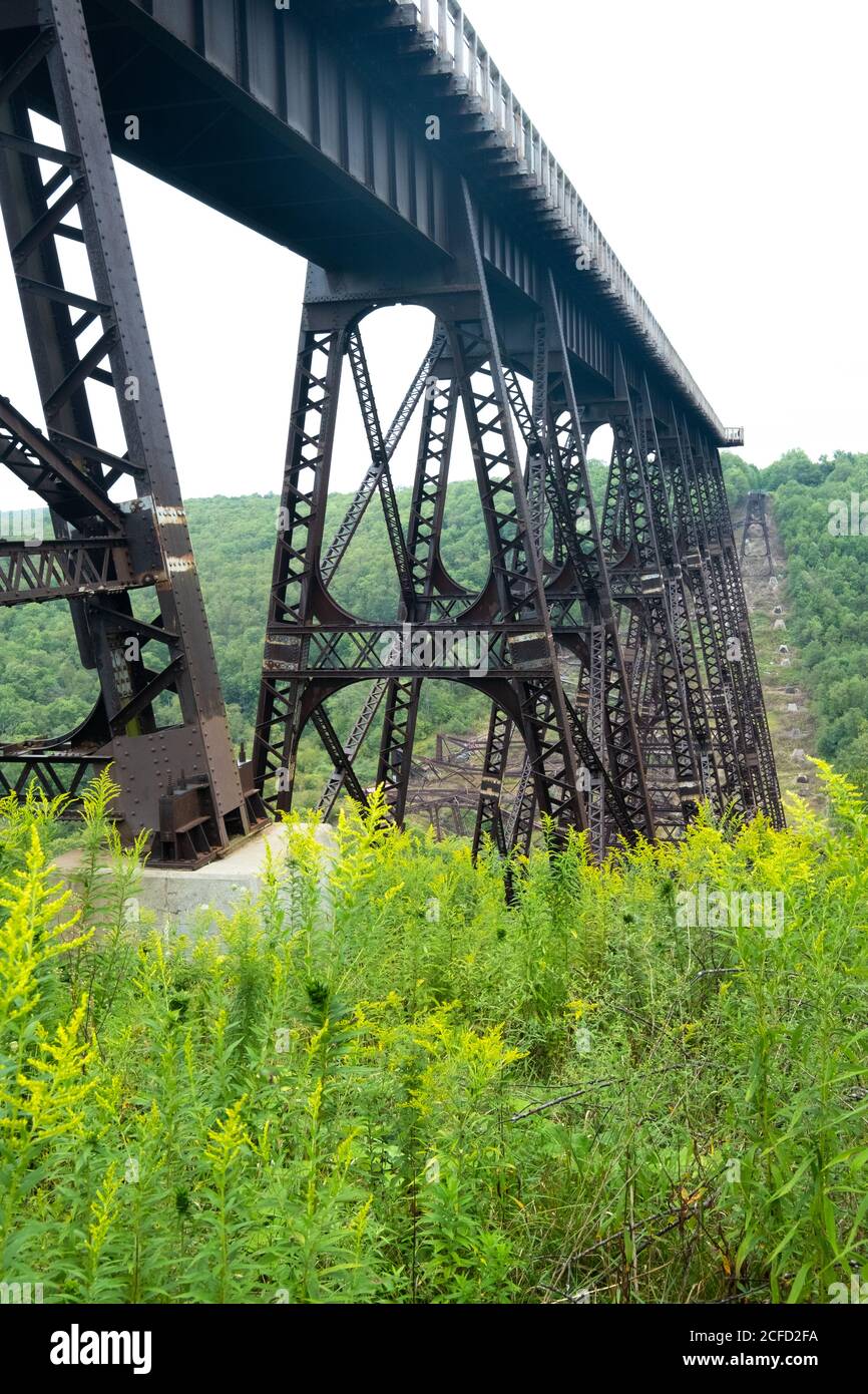 Kinzua Bridge State Park, McKean County, Pennsylvania, USA Stock Photo ...