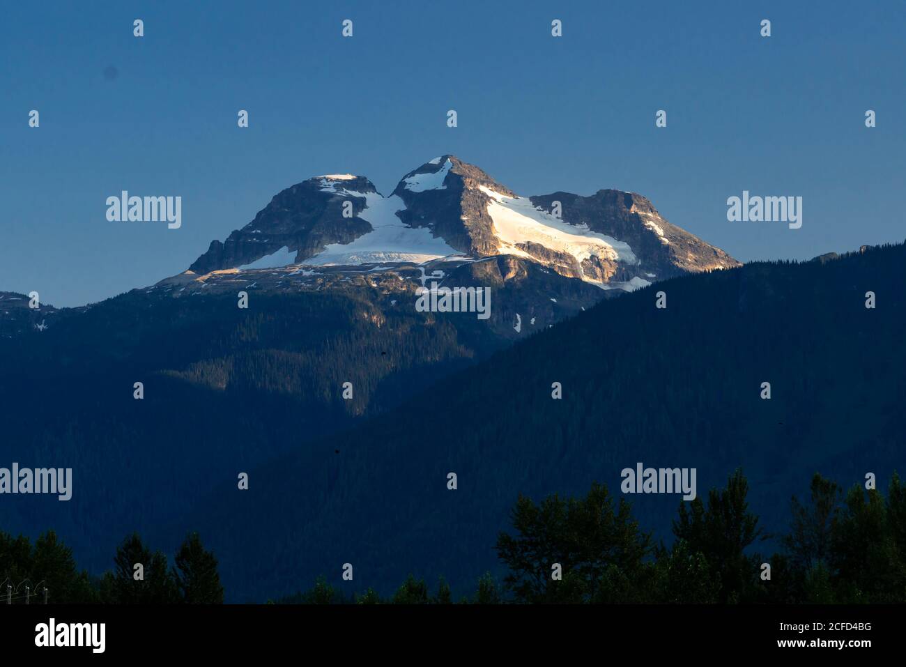 Mount  Begbie near Revelstoke, British Columbia, Canada. Stock Photo