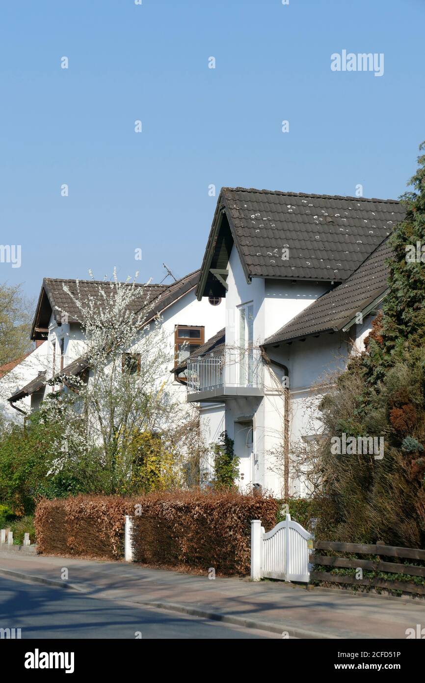 Modern residential buildings in BremenSt. Magnus, Bremen, Germany