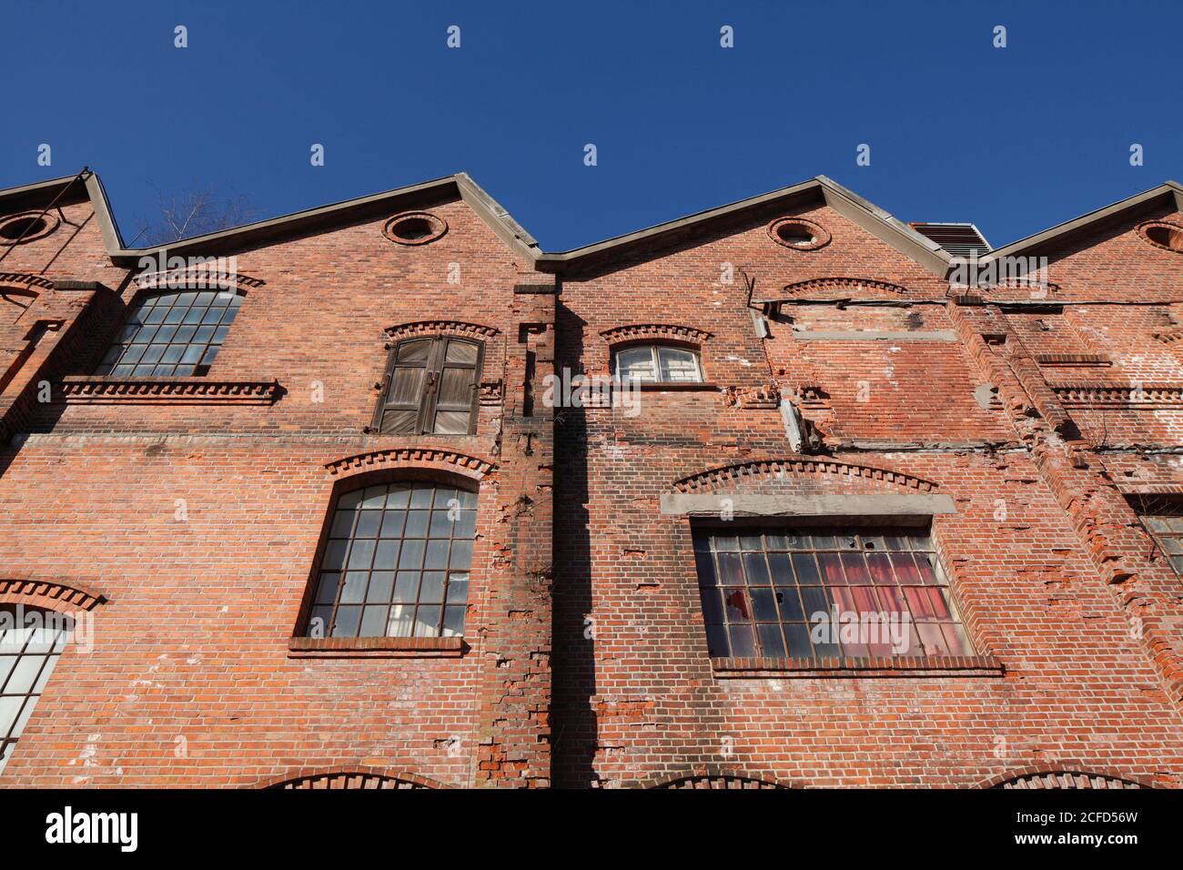 Old factory building, BWK, Bremer Wollkämmerei, Bremen-Blumenthal, Bremen, Germany, Europe Stock Photo