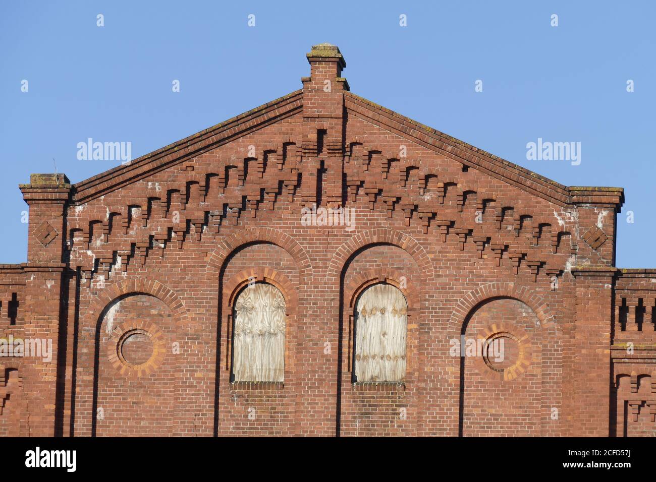 Old factory building, BWK, Bremer Wollkämmerei, Bremen-Blumenthal, Bremen, Germany, Europe Stock Photo