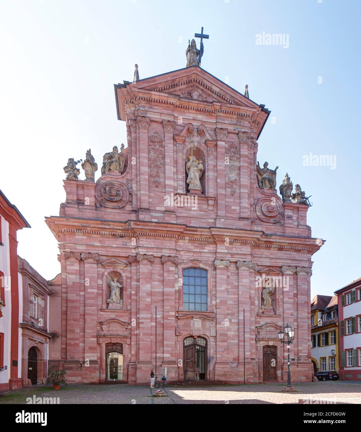 Jesuit Church in the old town, Heidelberg, Baden-Wuerttemberg, Germany