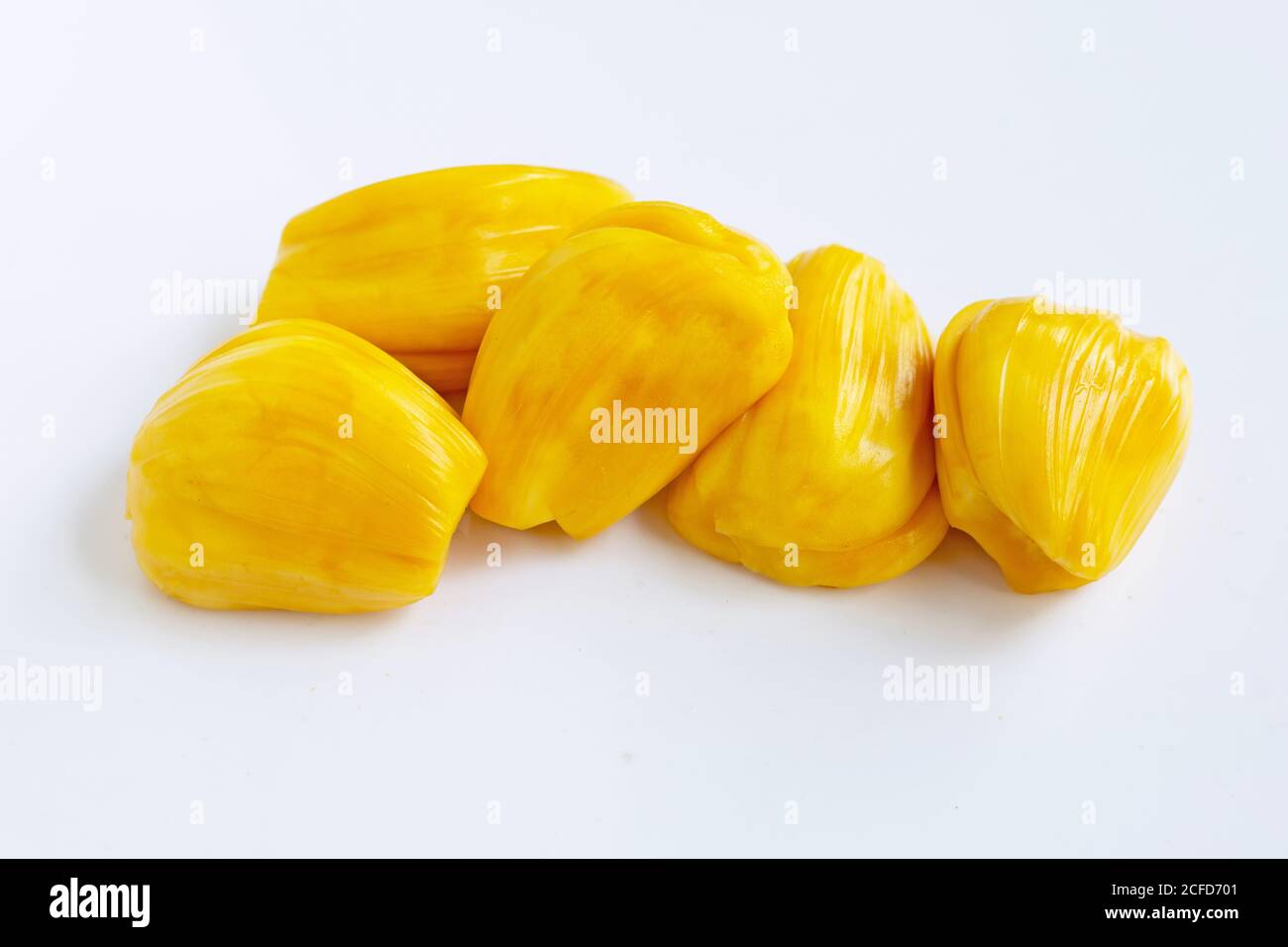 Ripe Jackfruit isolated on white background Stock Photo - Alamy