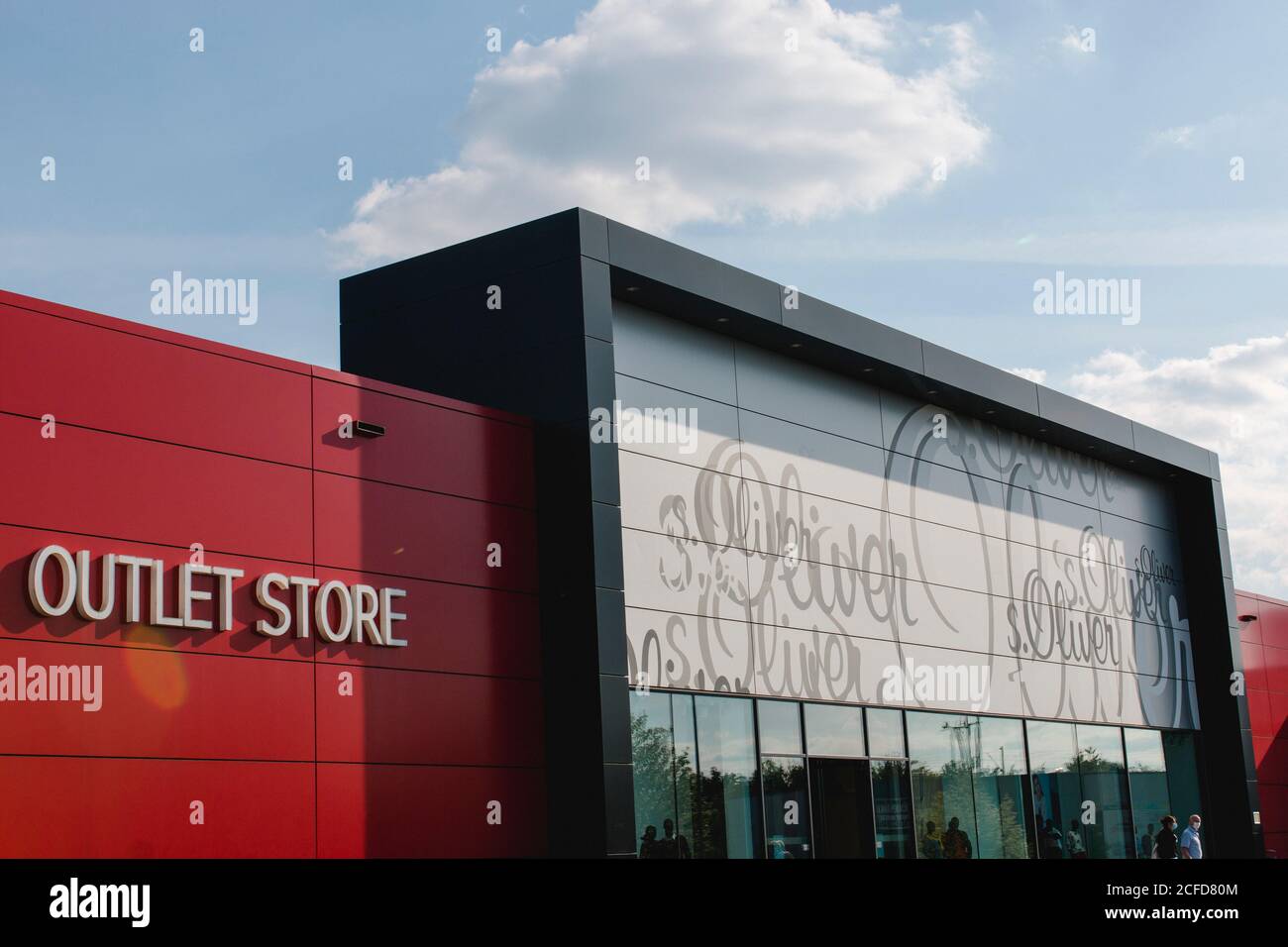 Outlet center in Rottendorf near Würzburg, Comma, - s.Oliver Stock Photo -  Alamy