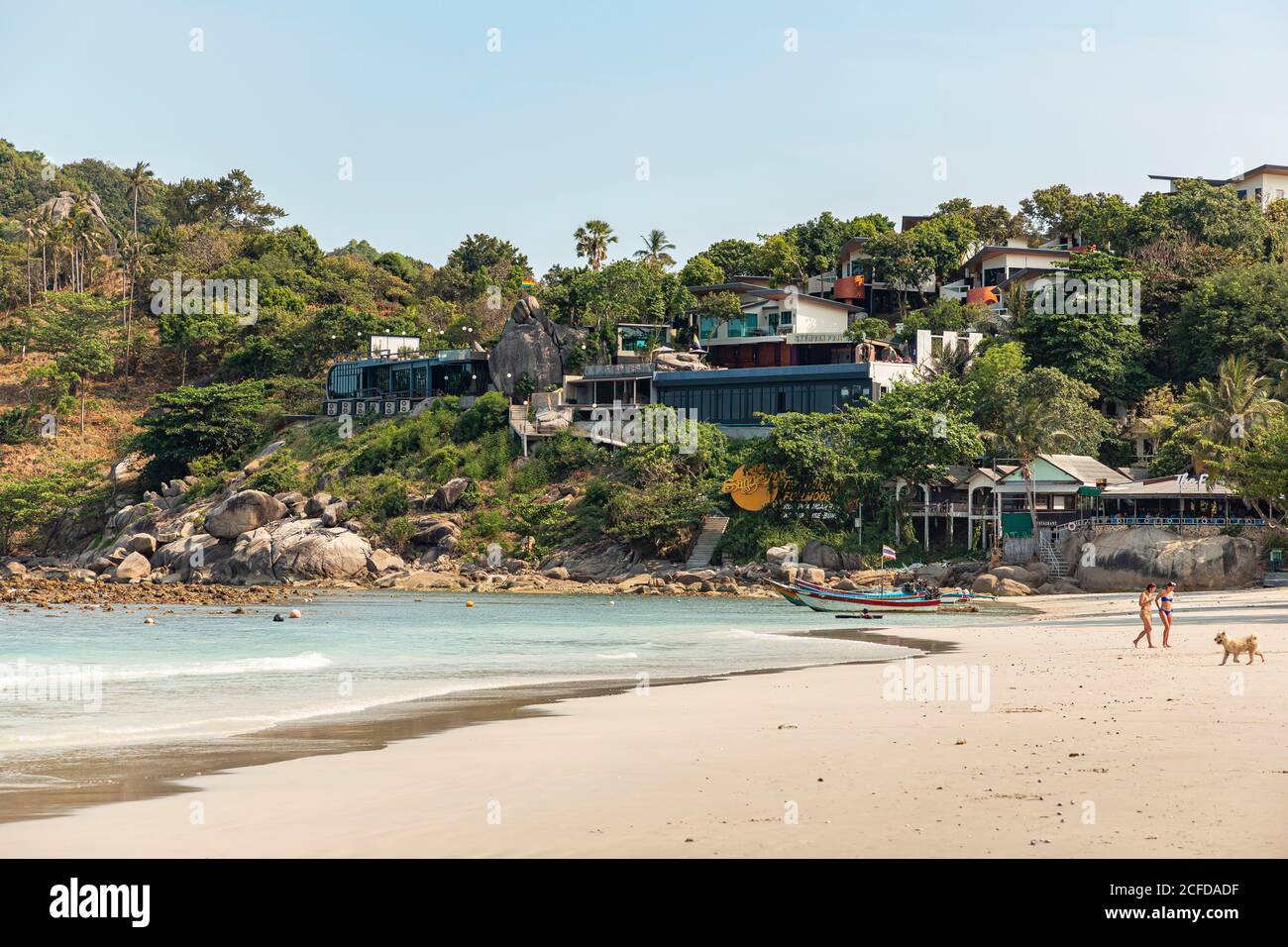 Haad Rin - South Beach, Koh Phangan. Thailand Stock Photo