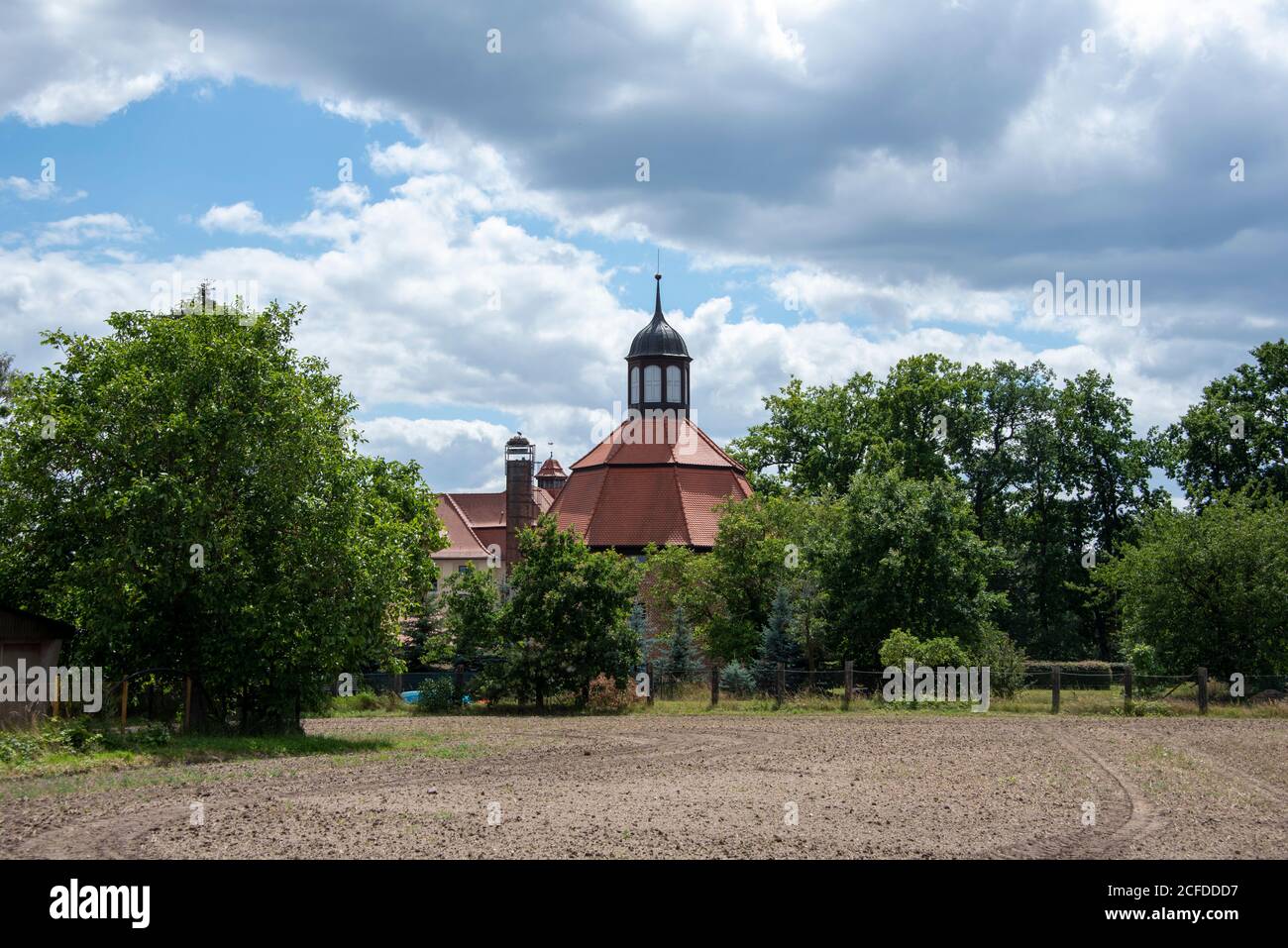 Germany, Saxony-Anhalt, Oranienbaum, baroque castle, belongs to the Wörlitz Garden Realm, Unesco World Heritage. Stock Photo