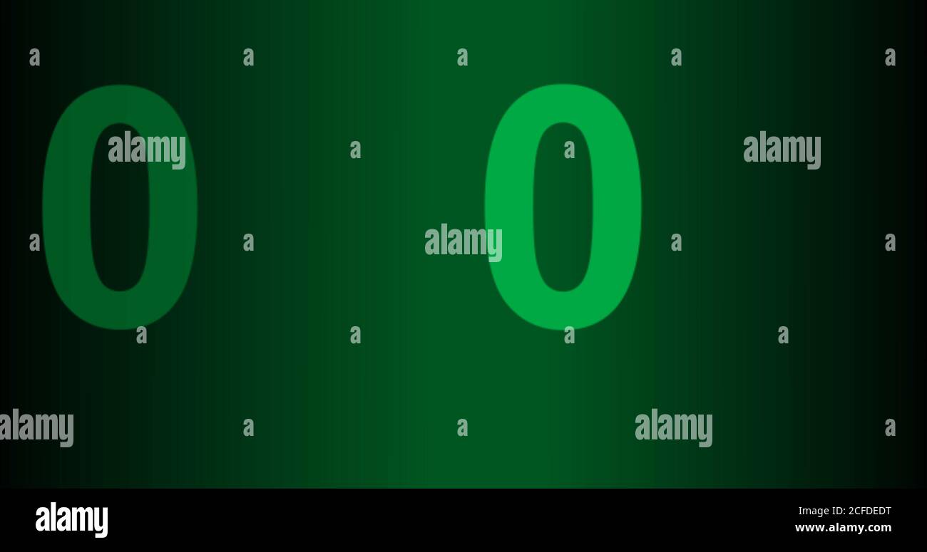 Green Neon Digital binary background. Seamless   background for network, big data, data center, server, internet, digital event. 3D render 3D illustra Stock Photo