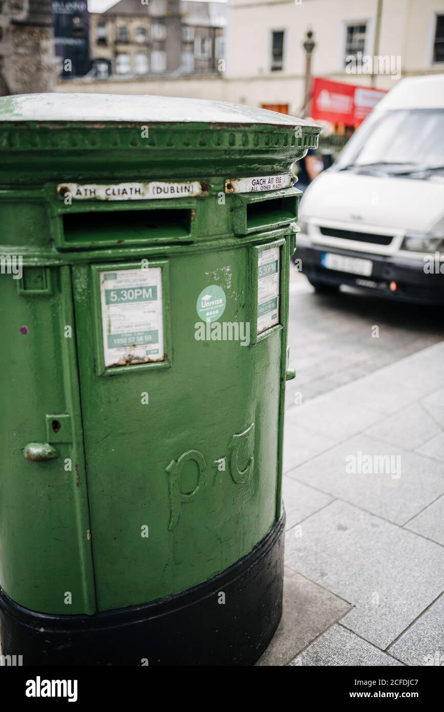 Green post box ireland hires stock photography and images Alamy