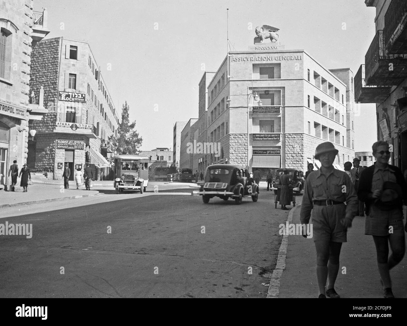 1946 Edinburgh Street Scenes and Station, 1940s UK Archive Footage