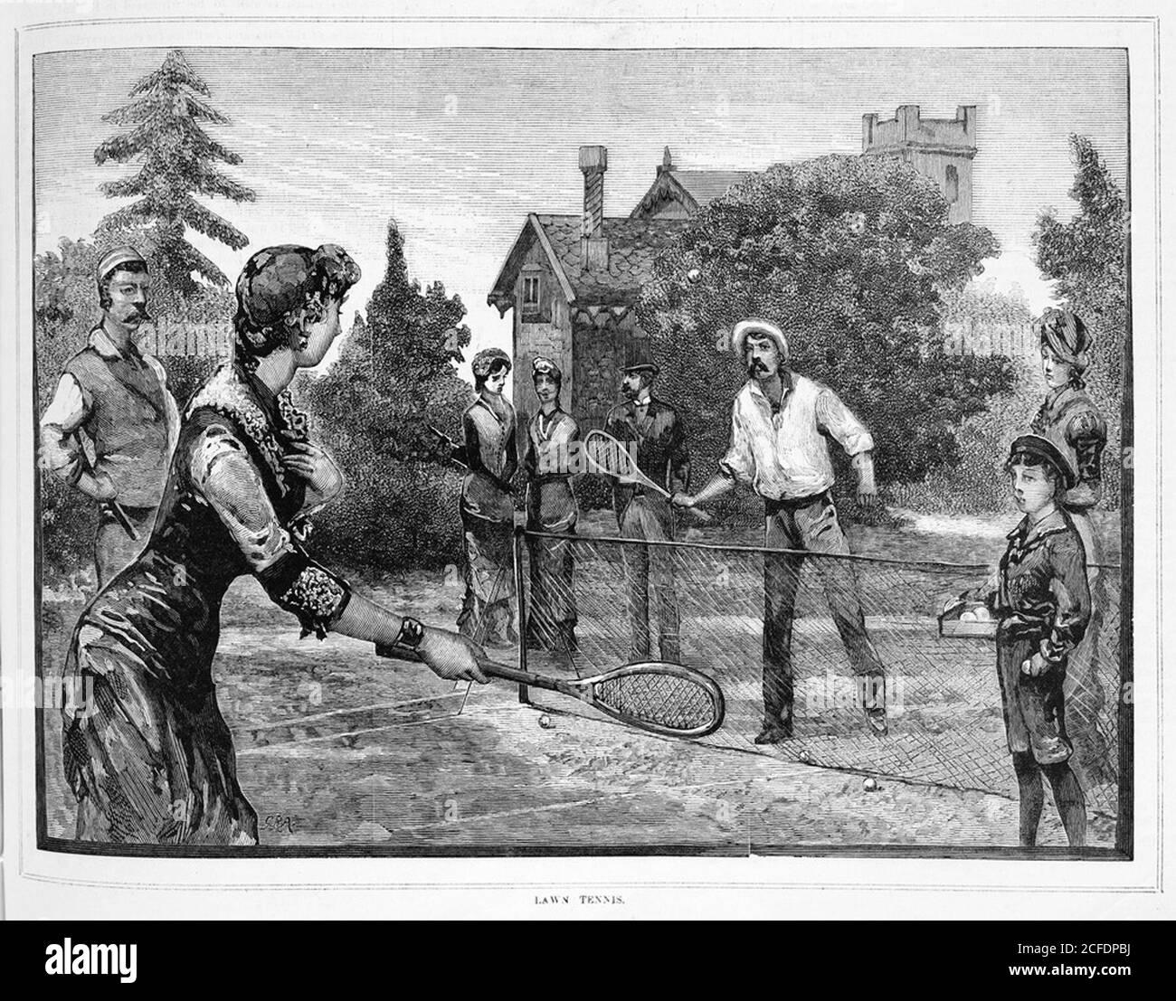 Vintage tennis photo Black and White Stock Photos & Images - Alamy
