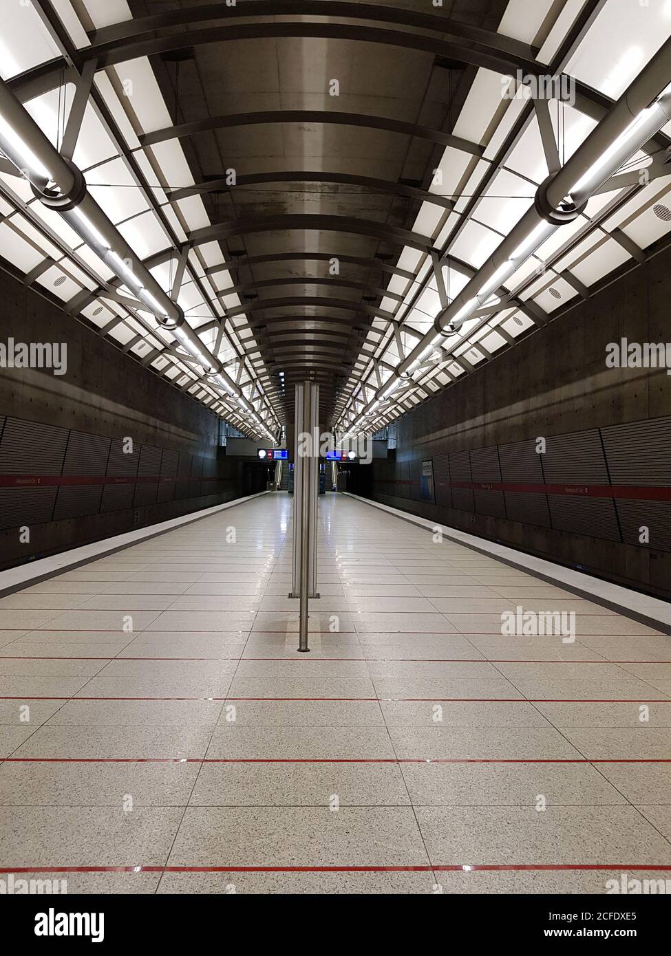 Messestadt ost underground station hi-res stock photography and images ...