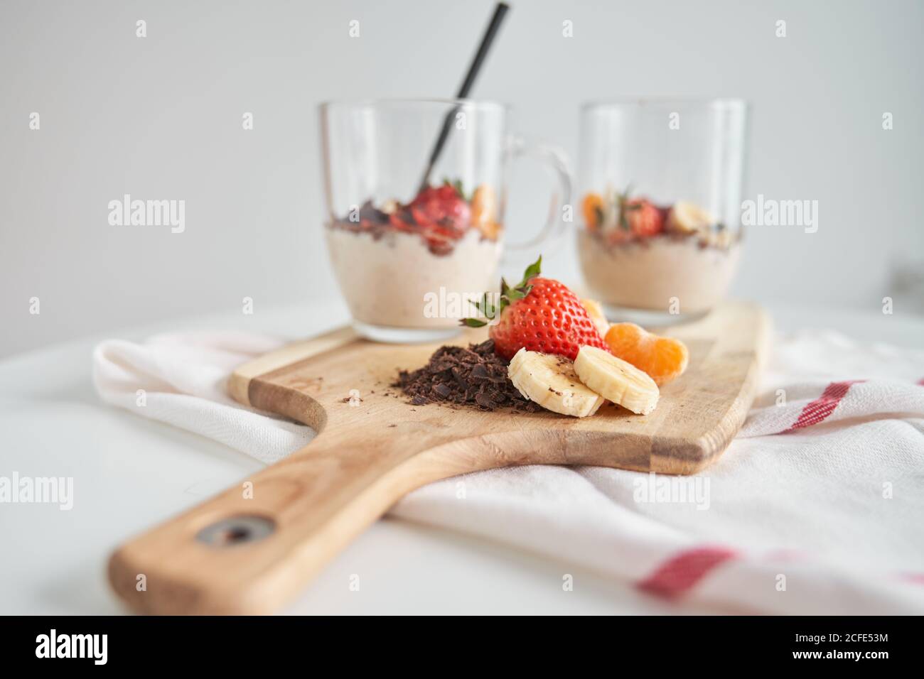 Download Strawberry Yoghurt Cup High Resolution Stock Photography And Images Alamy