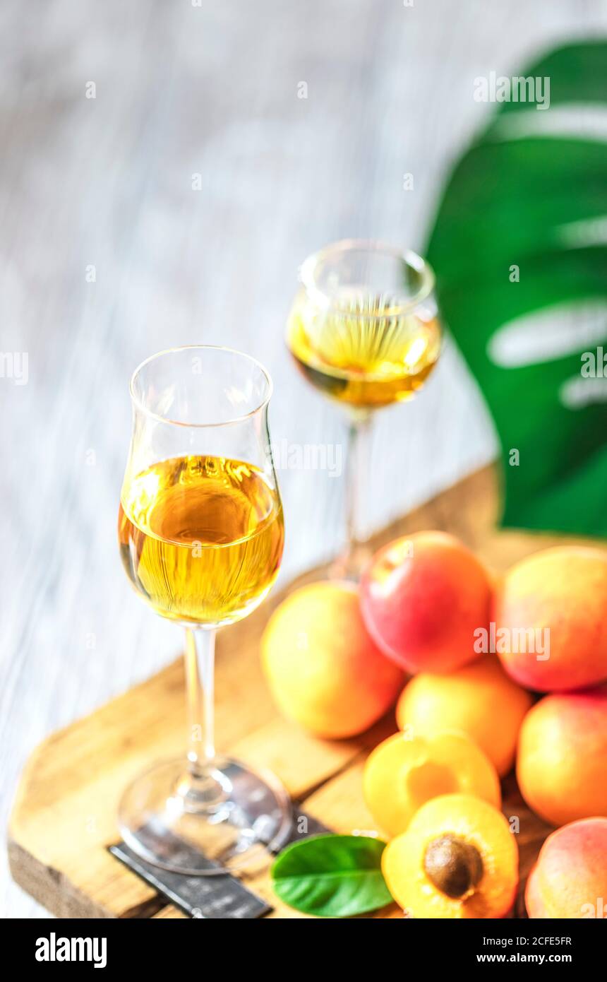Apricot liqueur hires stock photography and images Alamy