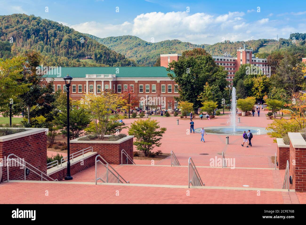 Cullowhee, Jackson County, North Carolina, United States of America. Western Carolina University campus. Stock Photo