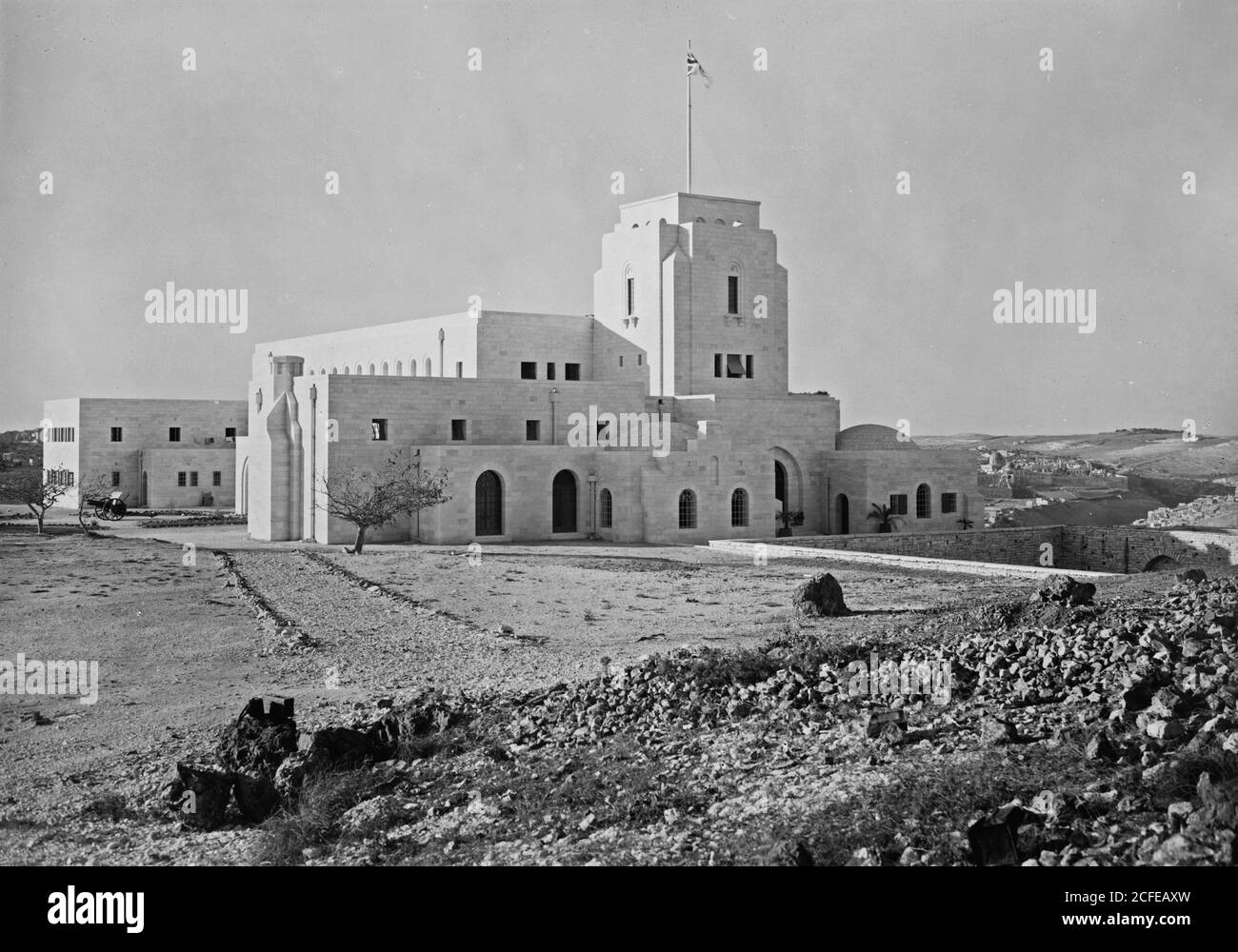 British government house and jerusalem hires stock photography and