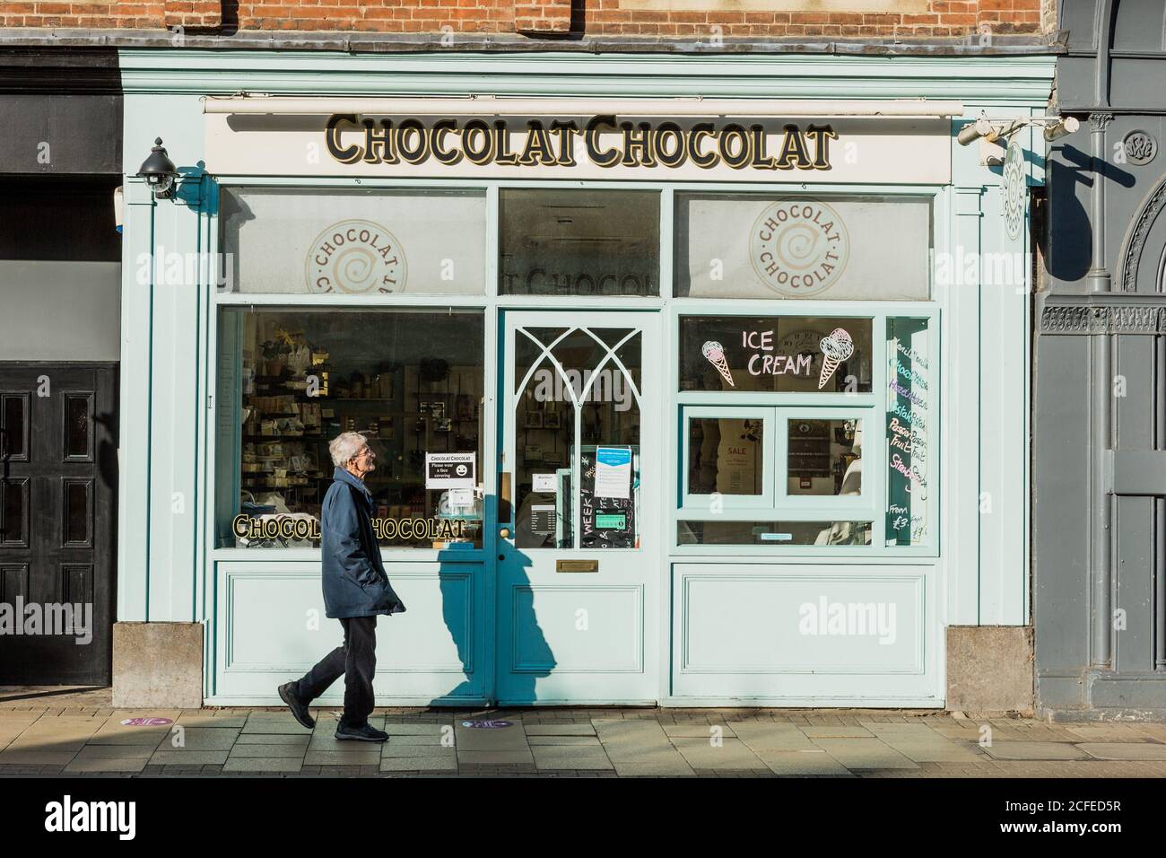 Chocolat Chocolat sweet shop, St Andrews Street, Cambridge Stock Photo