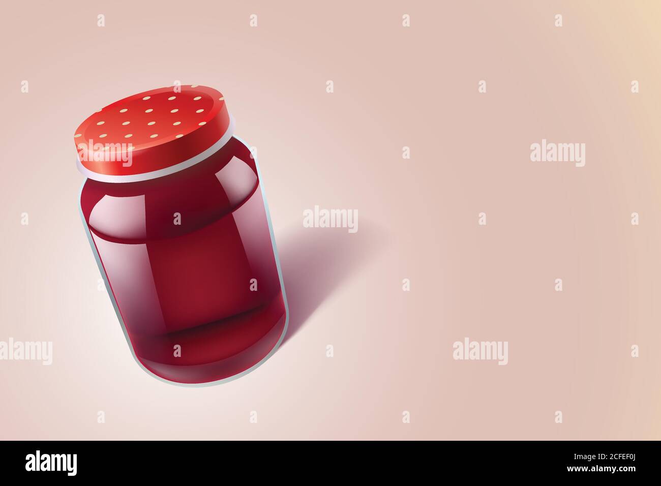 realistic glass food jar with red liquid Stock Vector Image & Art Alamy