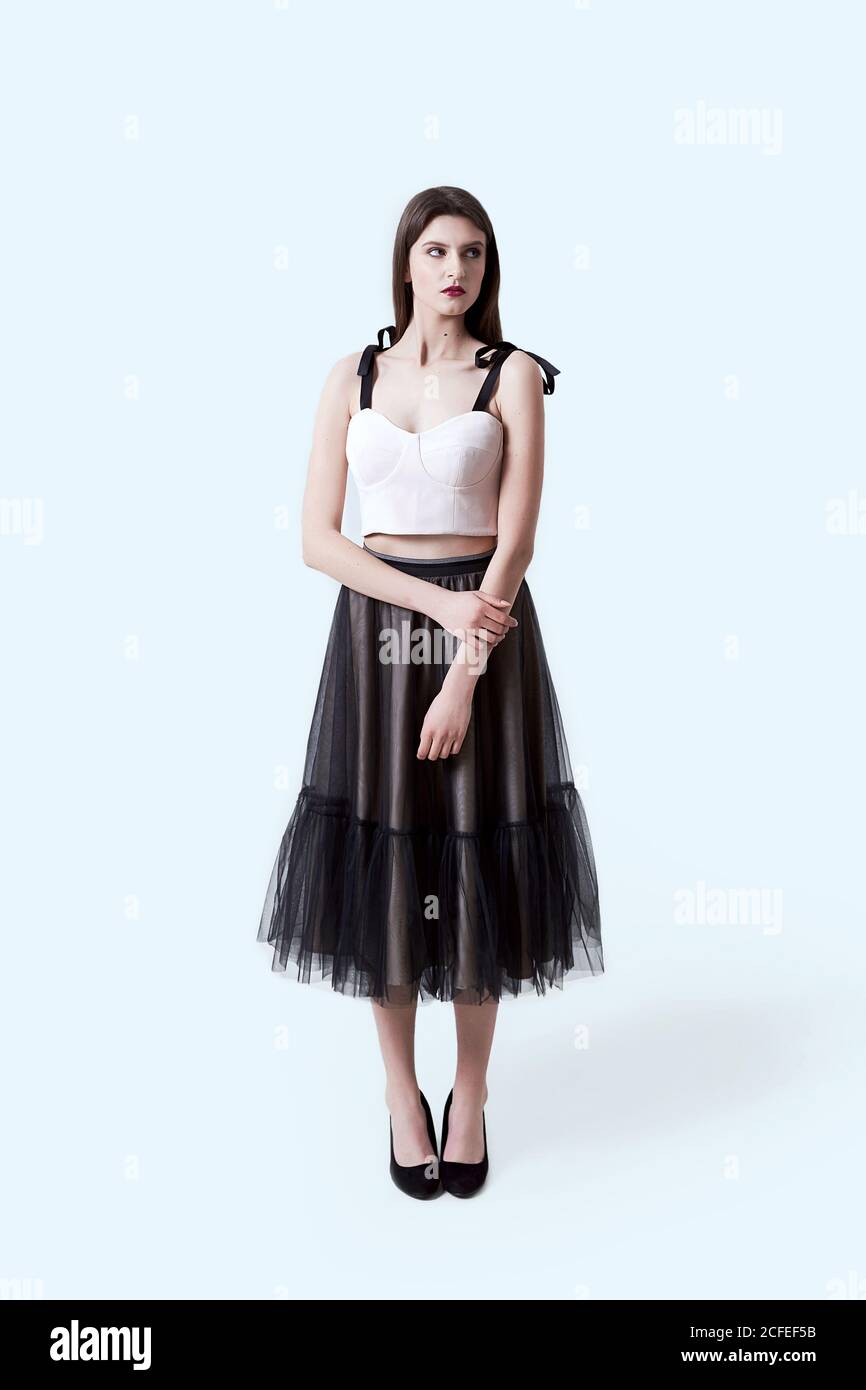 Retro pleated skirt hi-res stock photography and images - Alamy