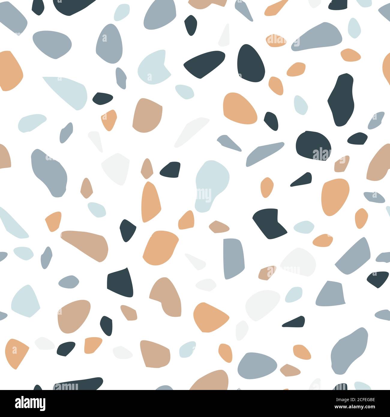 Terrazzo flooring vector seamless pattern in bright colors Stock Vector ...