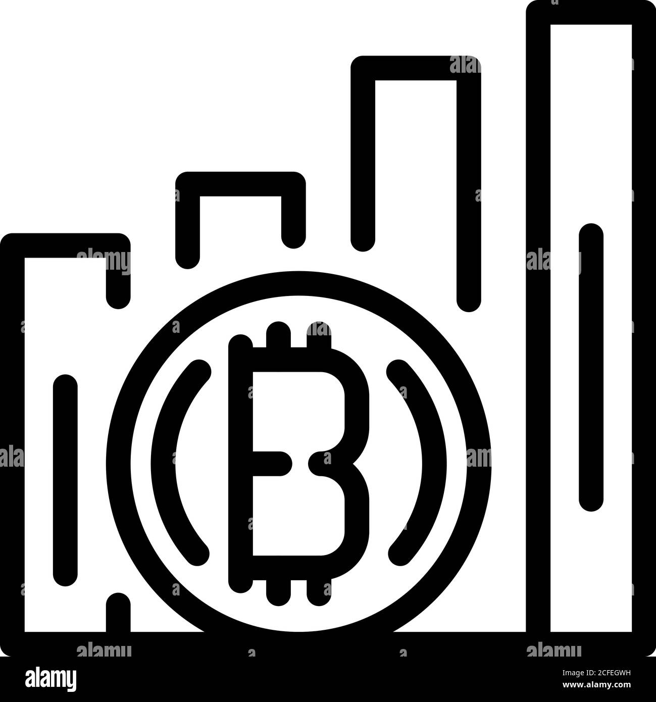 Coin graphic icon, outline style Stock Vector Image & Art - Alamy