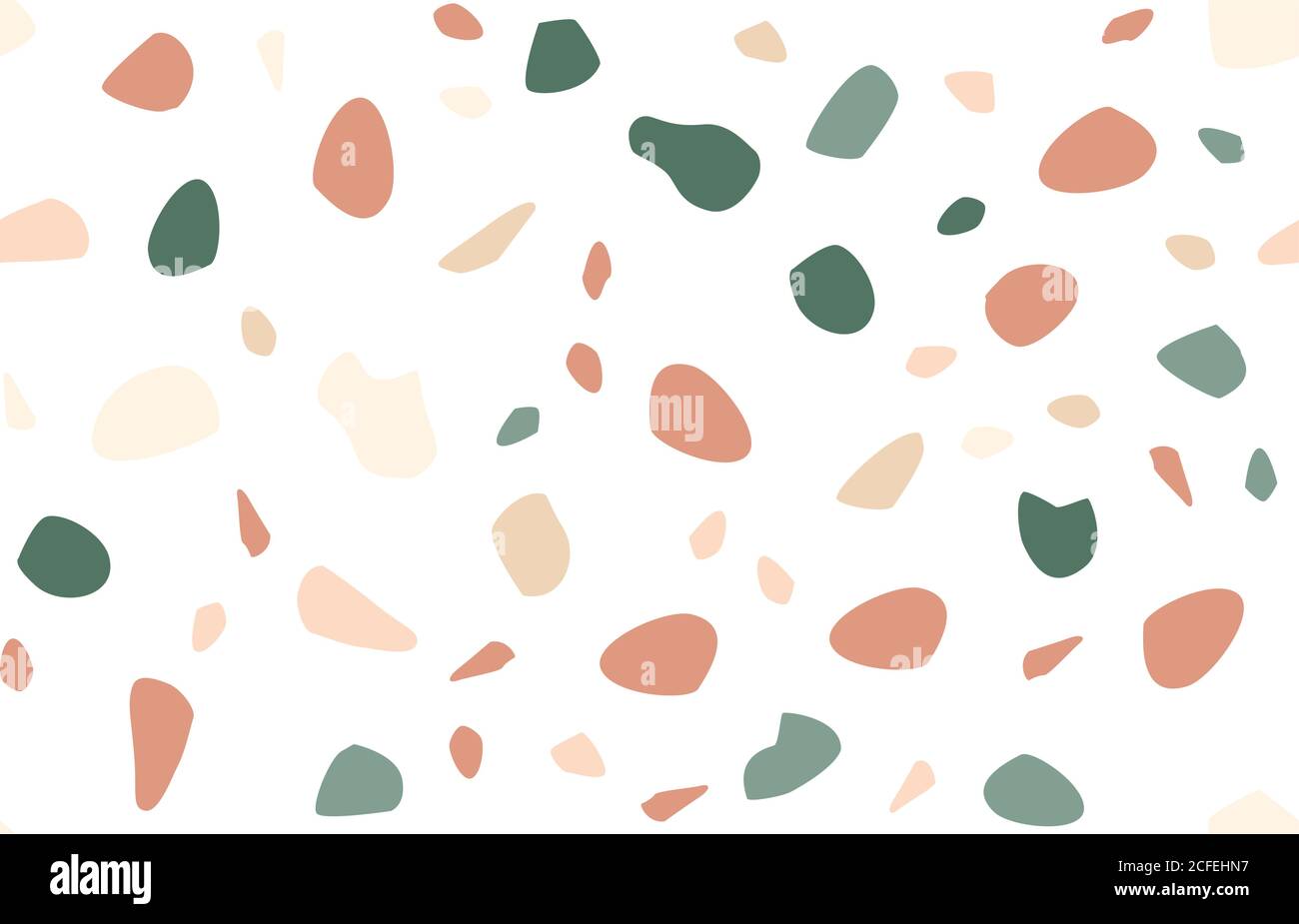 Terrazzo flooring vector seamless pattern in pastel colors Stock Vector ...