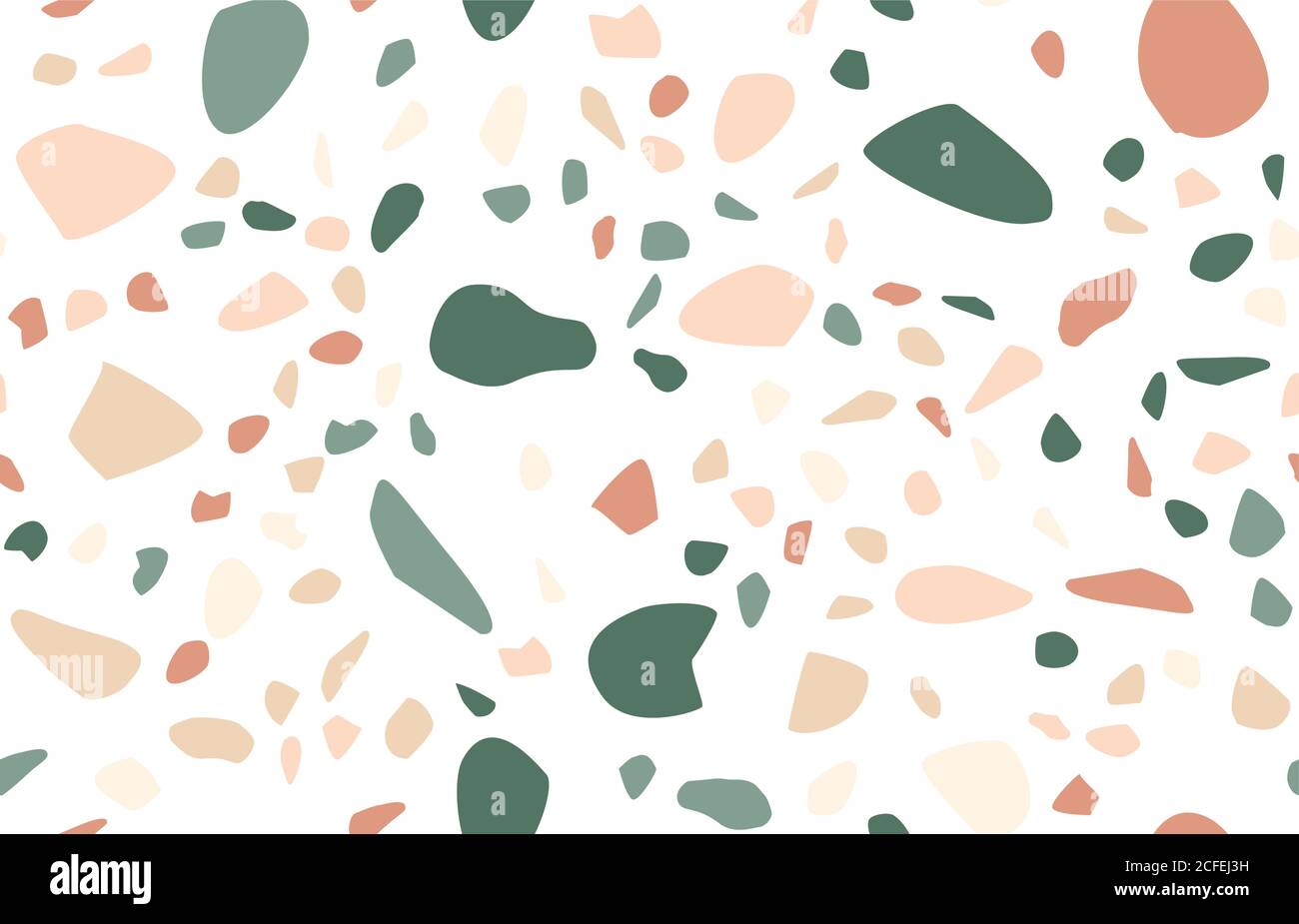 Terrazzo flooring vector seamless pattern in pastel colors Stock Vector ...
