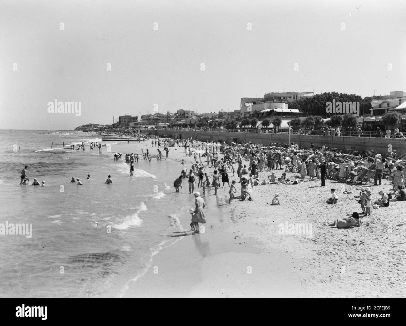 Beach tel aviv Black and White Stock Photos & Images - Alamy