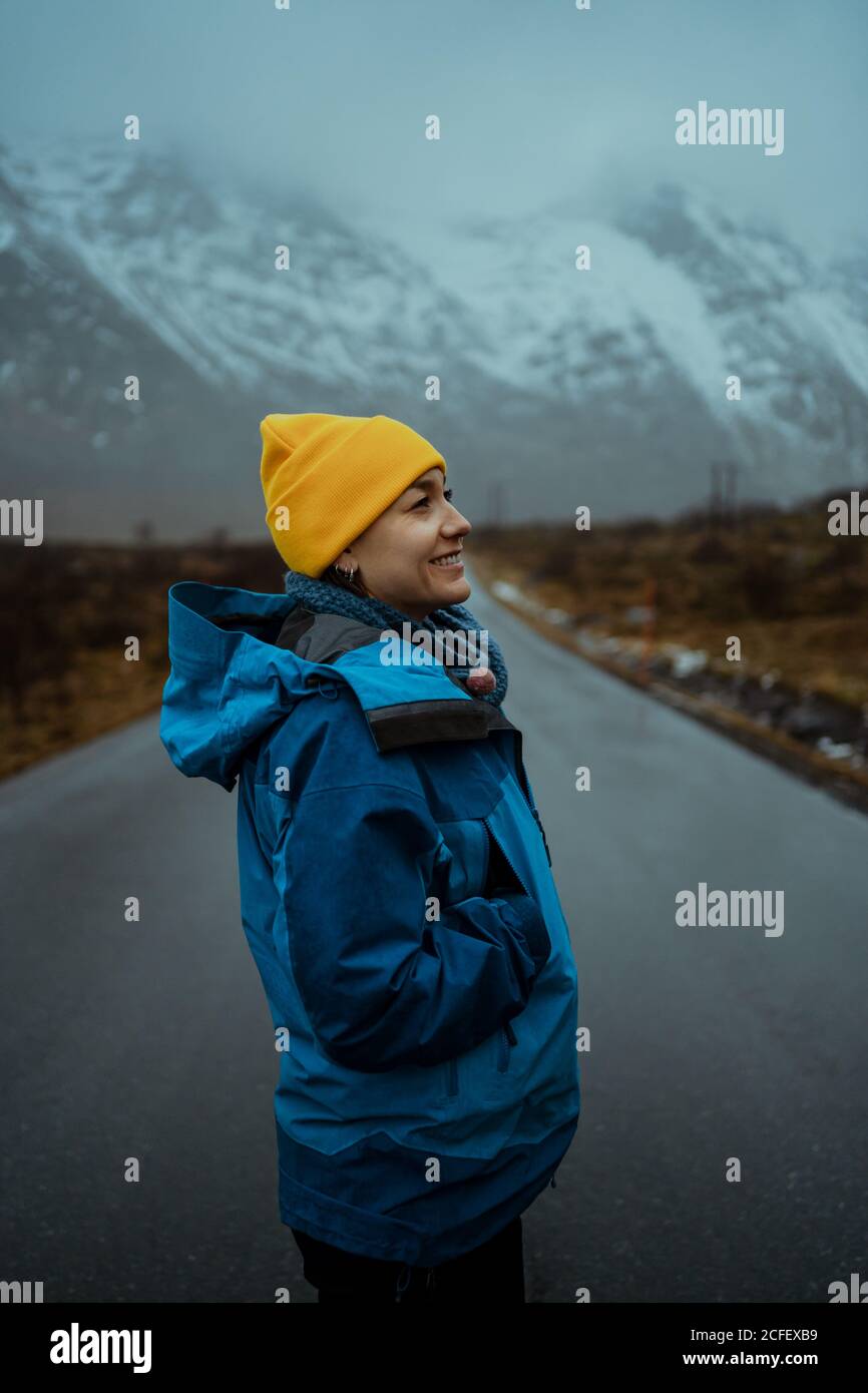 Happy relaxed woman hi-res stock photography and images - Alamy