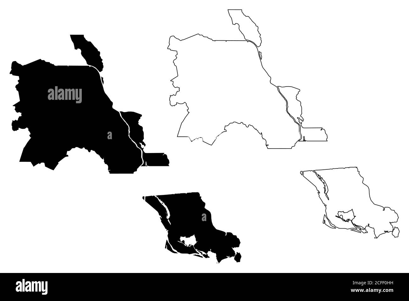 Map of st martinville Stock Vector Images - Alamy