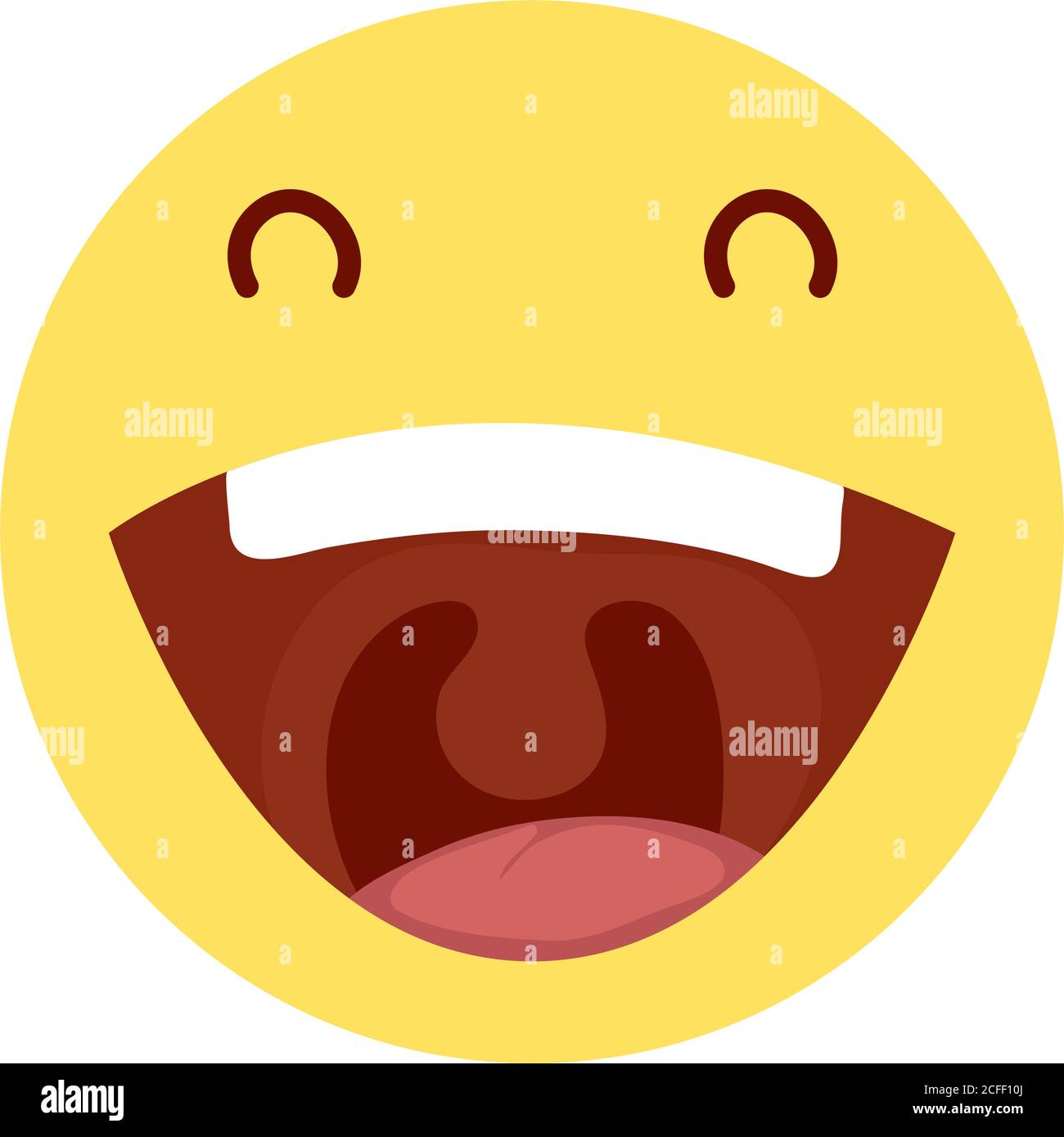 crazy emoji face fools day icon vector illustration design Stock Vector ...