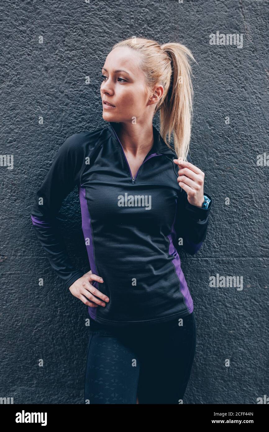 Beautiful young slim blonde woman hi-res stock photography and images ...