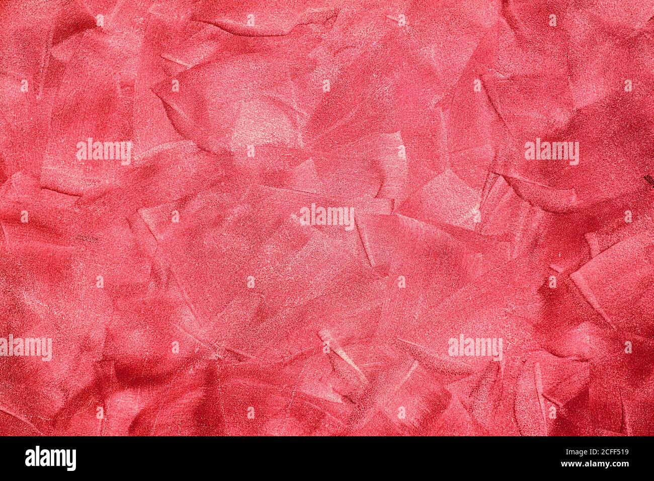 Background from a red plastered wall Stock Photo