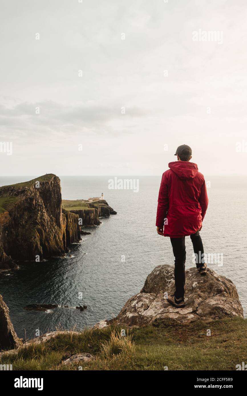 High on a hill is a lonely lady hi-res stock photography and images - Alamy