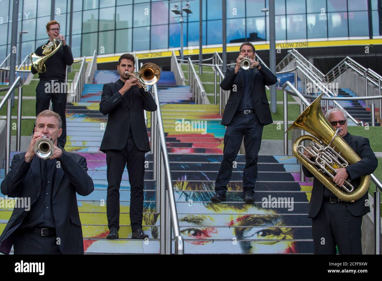 London, UK. 5 September 2020. Leading musicians from the Royal ...