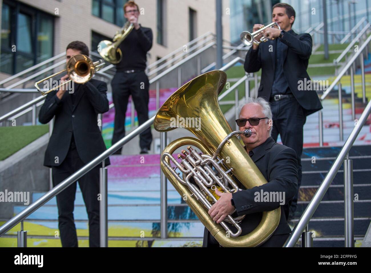 London, UK. 5 September 2020. Leading musicians from the Royal ...