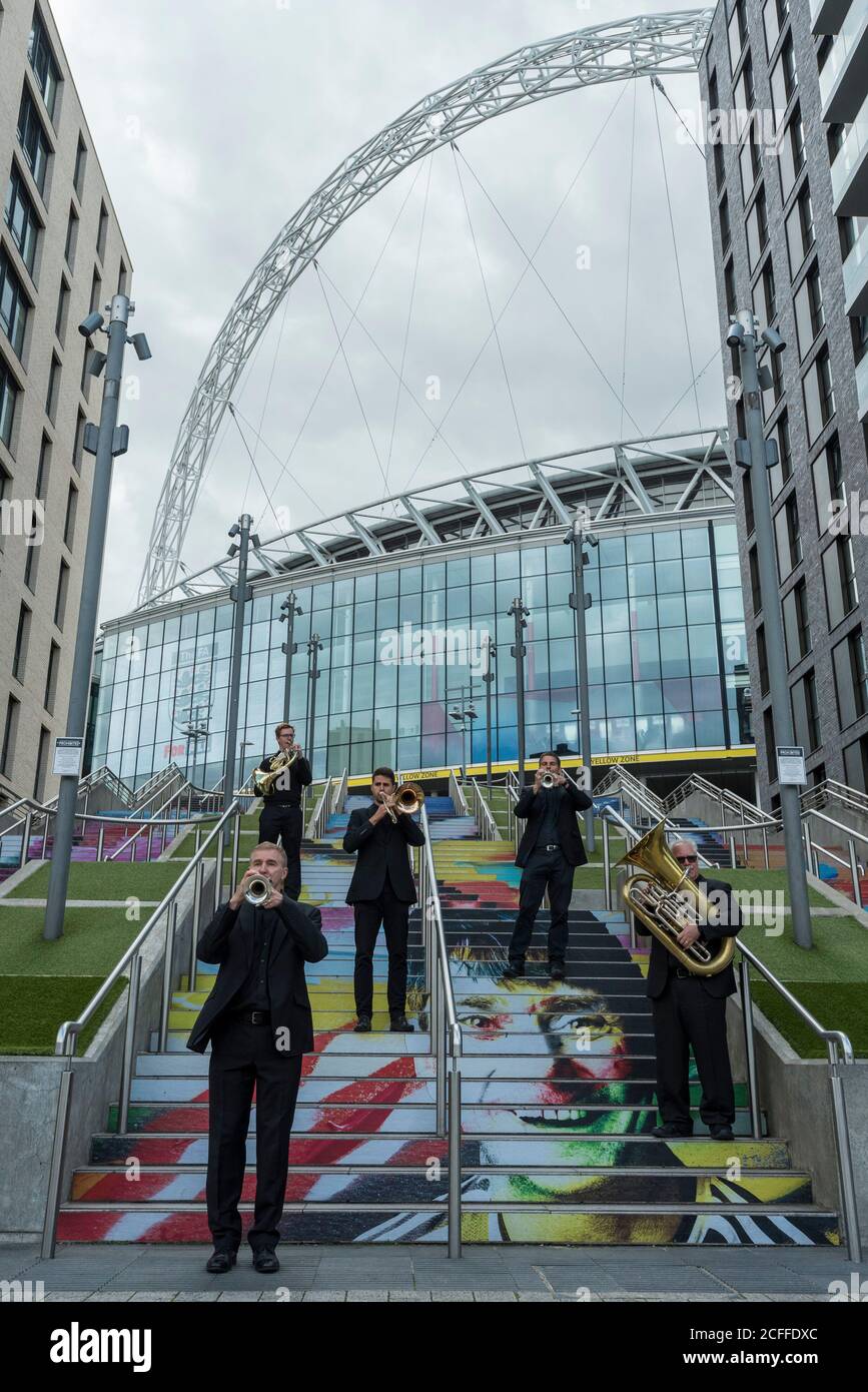 London, UK. 5 September 2020. Leading musicians from the Royal ...