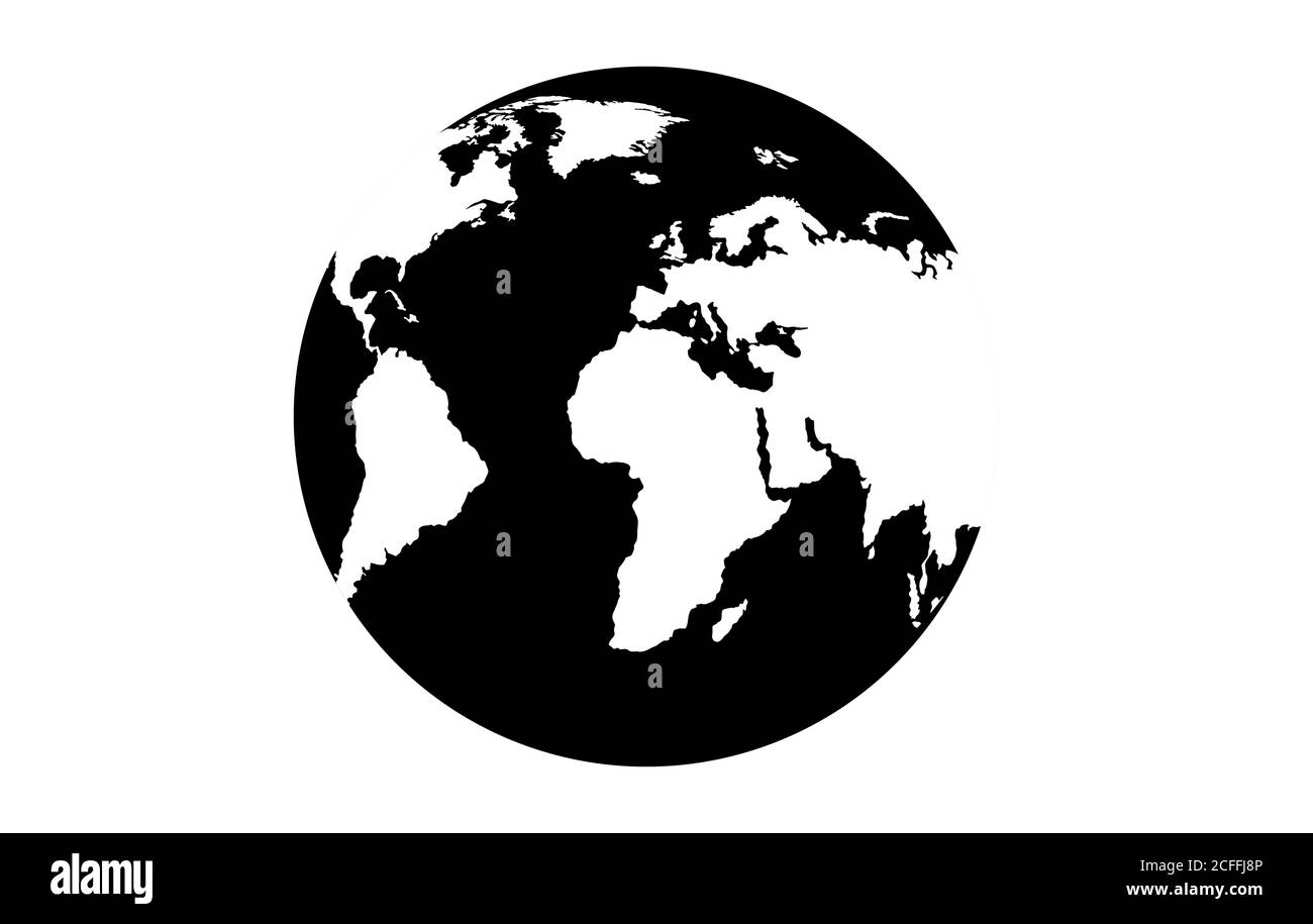 Continents Black and White Stock Photos & Images - Alamy
