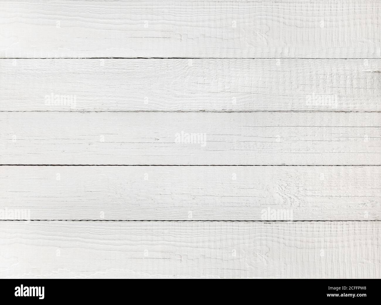 White colored wood background with natural texture. Digital paper Stock Photo