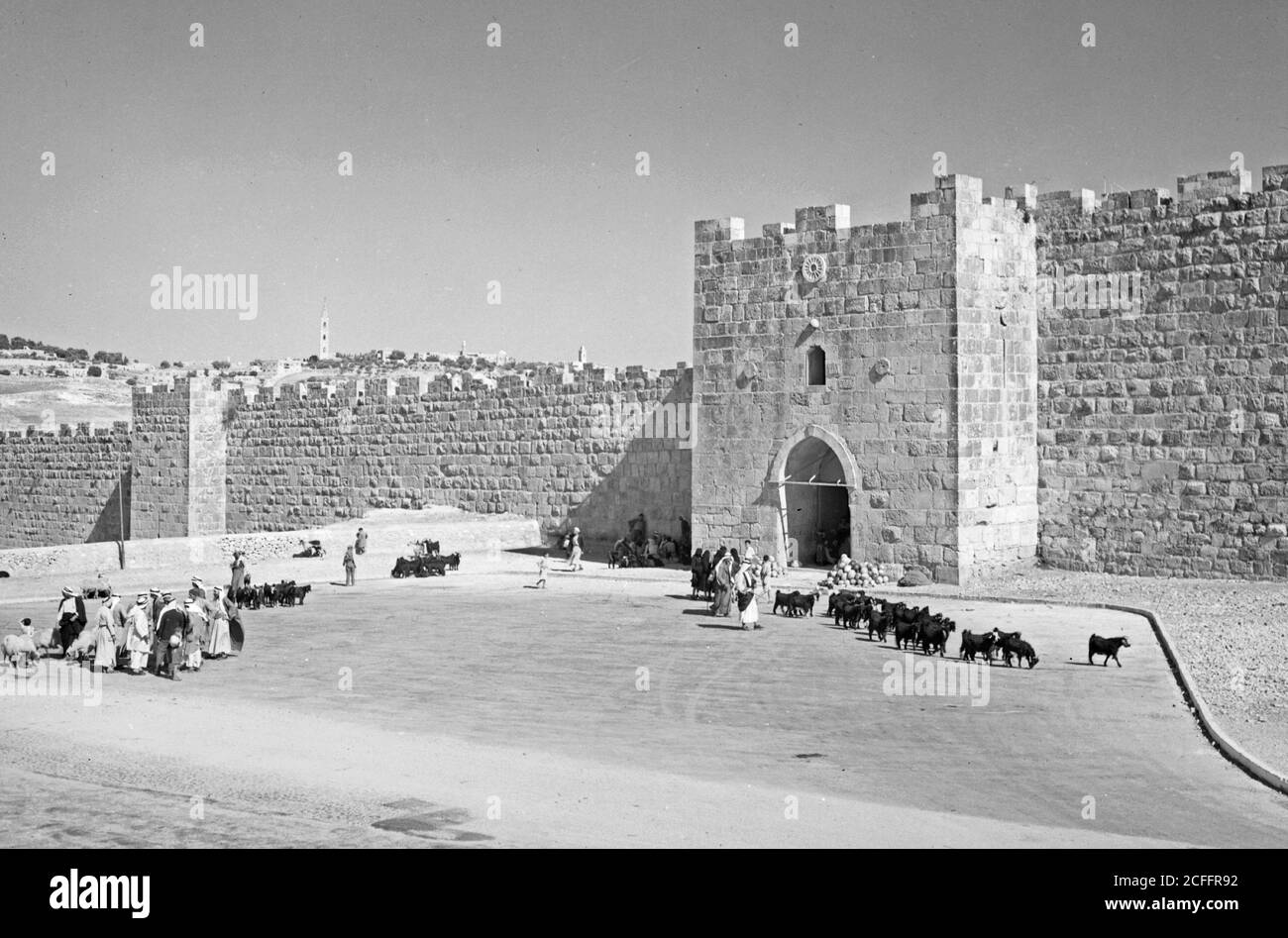 Jerusalem herod's gate hi-res stock photography and images - Alamy