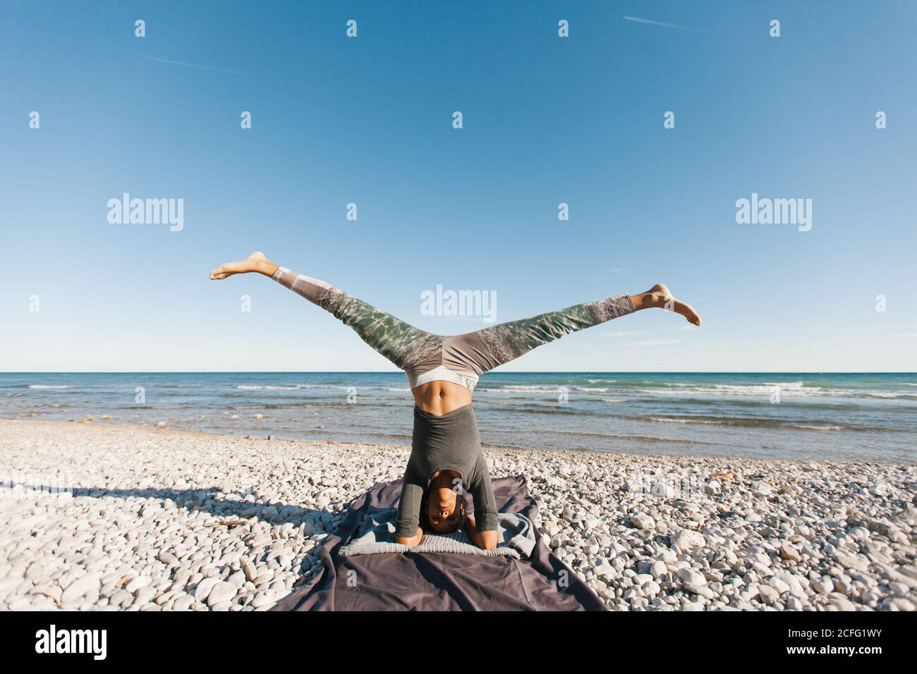 Woman legs out of water beach hi-res stock photography and images - Alamy