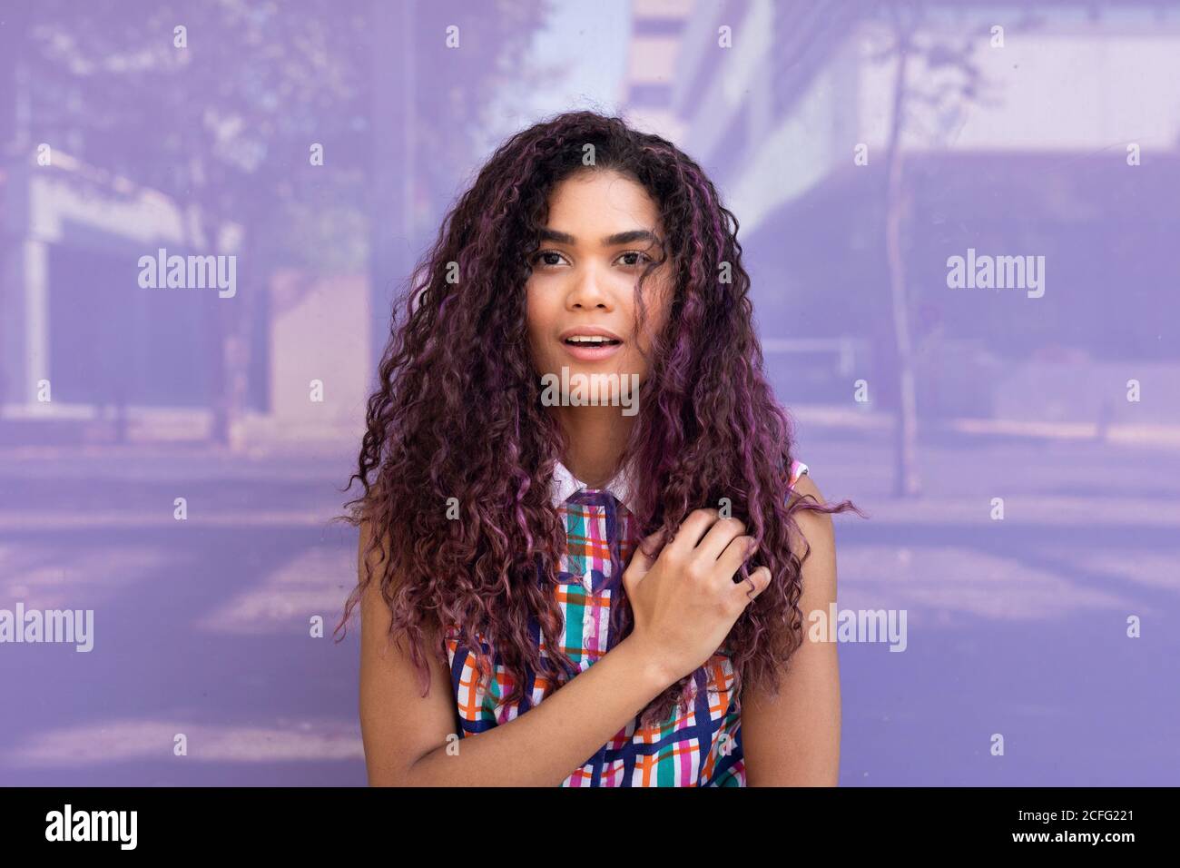 Charming curly haired hi-res stock photography and images - Page 2 - Alamy