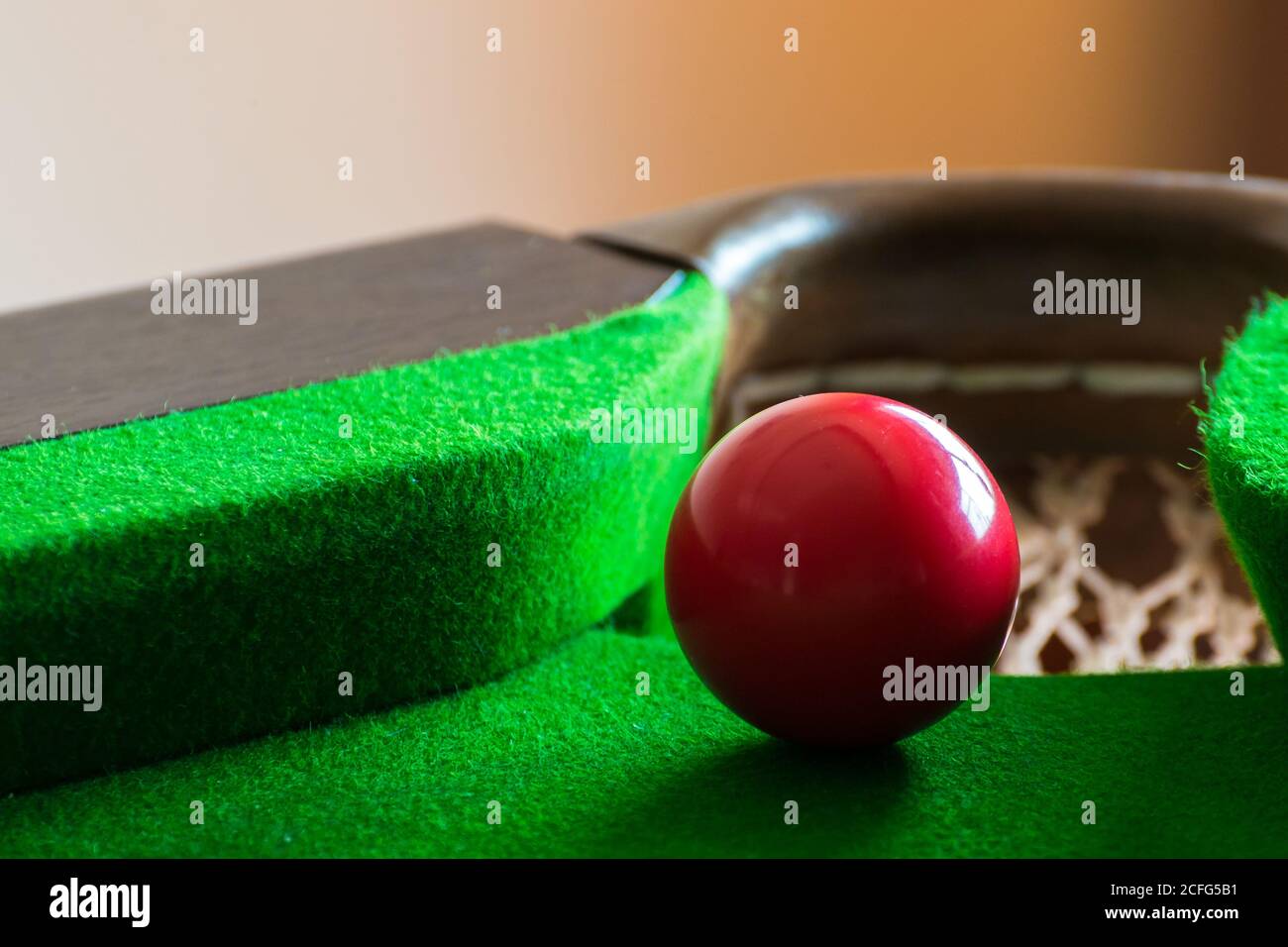 snooker ball is on the table Stock Photo - Alamy