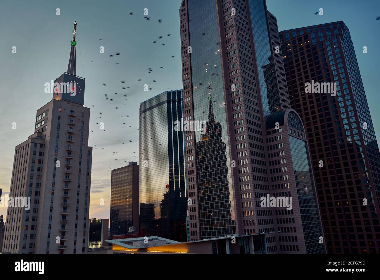 Dallas fort worth skyline hi-res stock photography and images - Alamy
