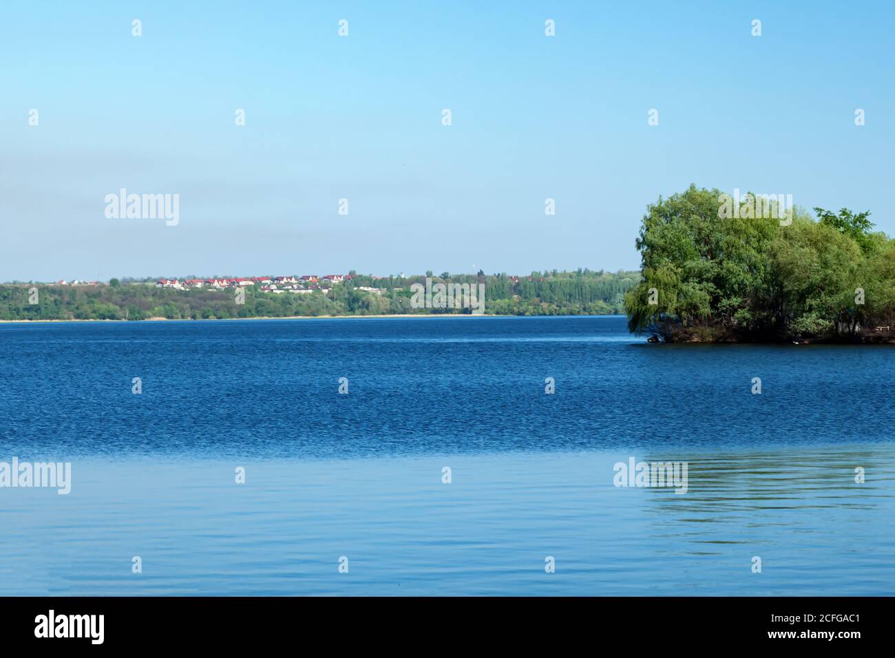 Beautiful river bank in sunny hi-res stock photography and images - Alamy