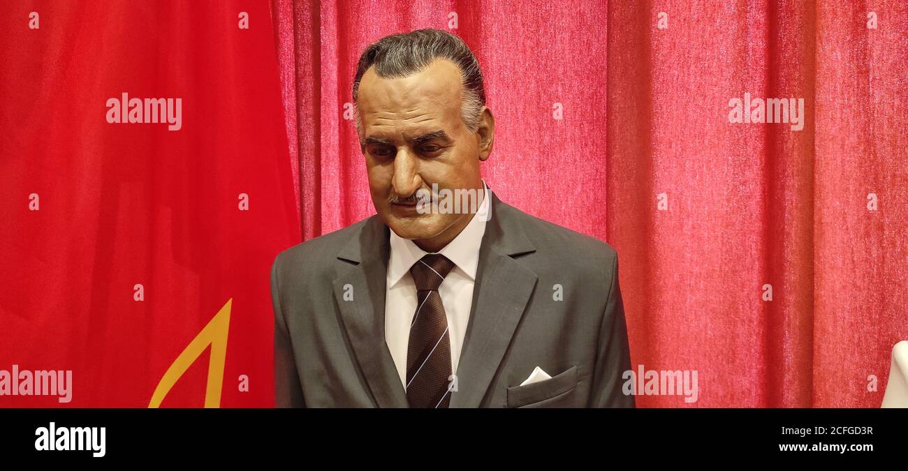 Gamal Abdel Nasser Vox doll Stock Photo