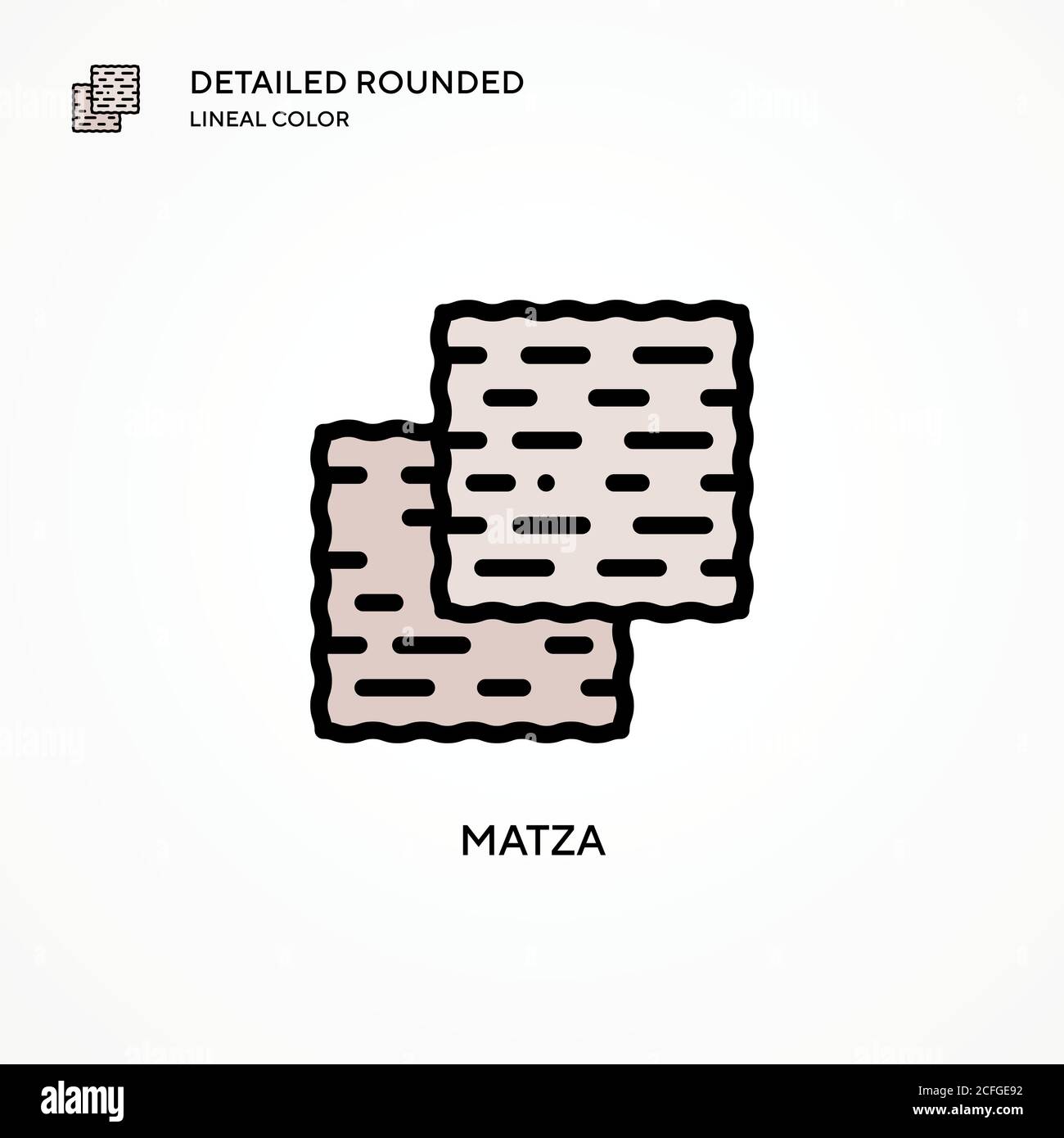 Matza vector icon. Modern vector illustration concepts. Easy to edit ...
