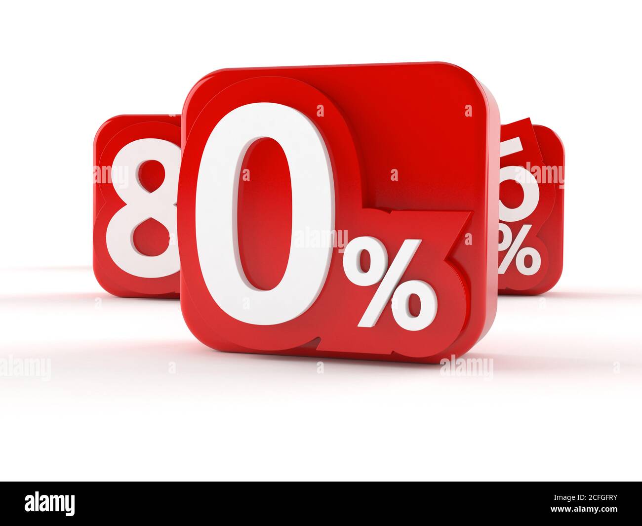Zero rate concept isolated on white background Stock Photo Alamy