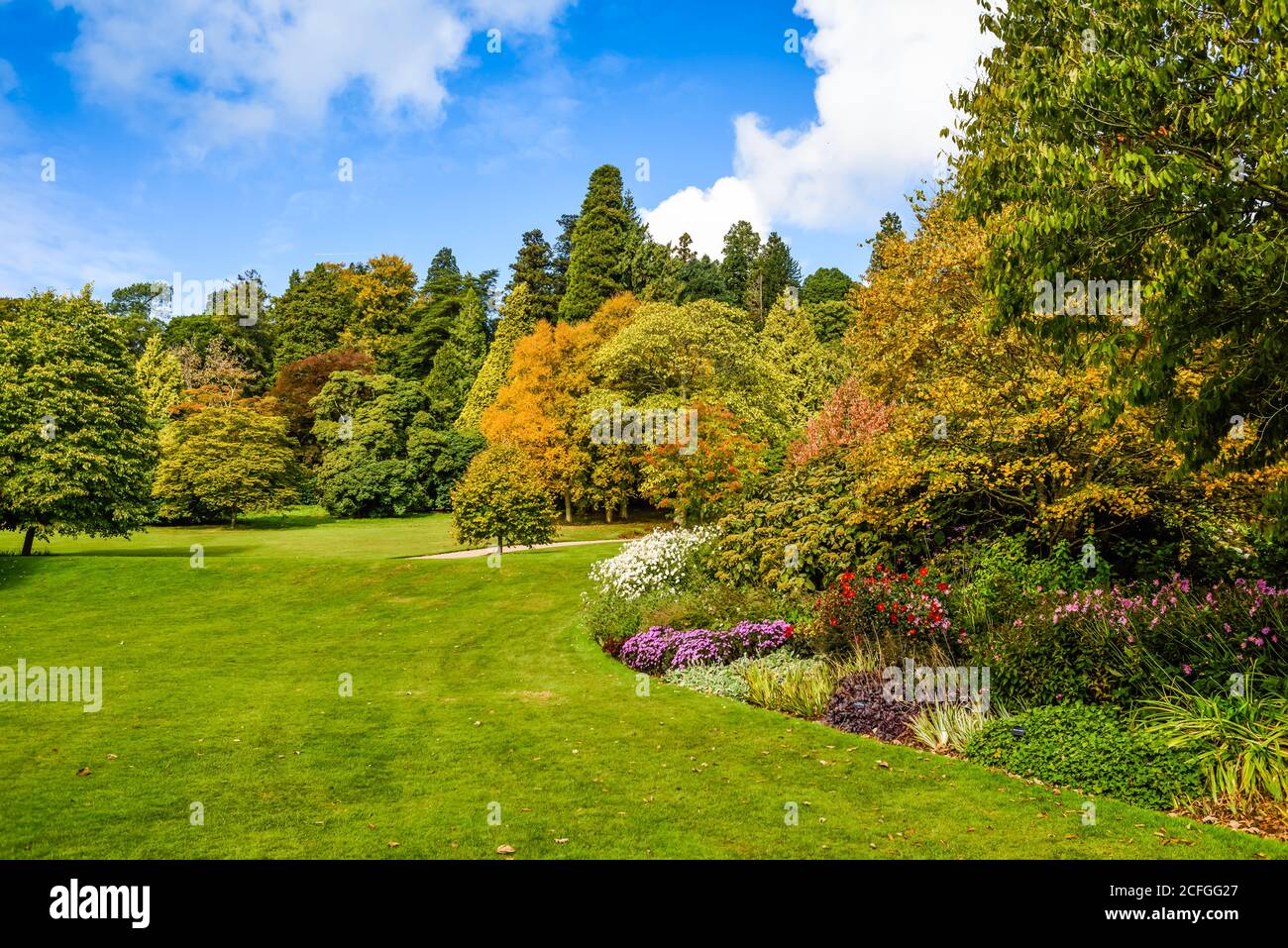 Killerton National Trust House and Garden in Devon. Stock Photo